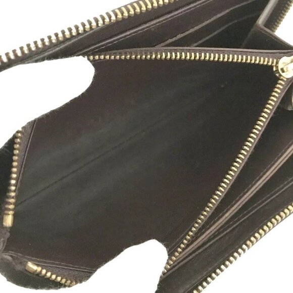 411228AX (E3) Louis Vuitton Wallet Long Amarante Monogram Vernis - Picture 6 of 9